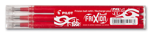 PILOT Tintenrollerminen 2261F Frixion 3 Stück 0.4 mm rot
