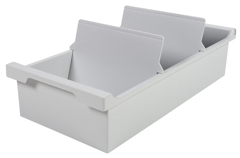 EXACOMPTA Karteitrog 52240D Multiform A6 quer für 1000 Karten lichtgrau