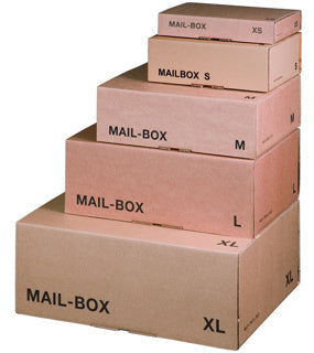 SMARTBOX Versandkarton Mail-Box L braun