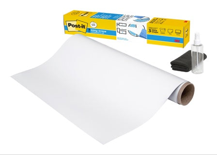 POST-IT® Whiteboardfolie Easy Erase 1 Rolle selbstklebend 60.9 x 91.4 cm weiß