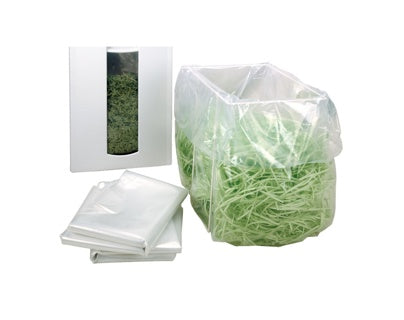 HSM Auffangbeutel 10 Stück 35 Liter transparent