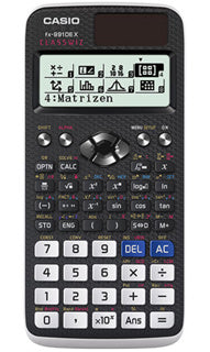 CASIO Schulrechner ClassWiz FX-991DEX 16-stellig mit Schutzabdeckung schwarz