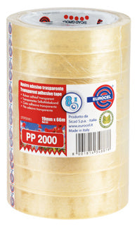 EUROCEL Klebeband 8 Stück 19 mm x 66 m transparent