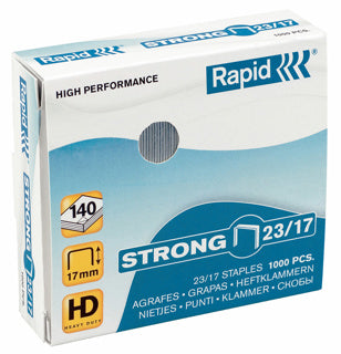 RAPID Heftklammern 1000 Stück 23/15 Strong verzinkt silber