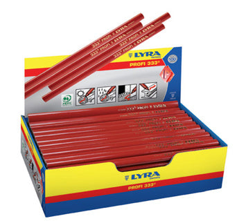 LYRA Zimmermannstift Profi 333 rot