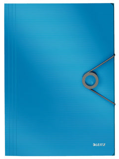 LEITZ Flügelmappe 4563 Solid A4 mit Gummizug blau