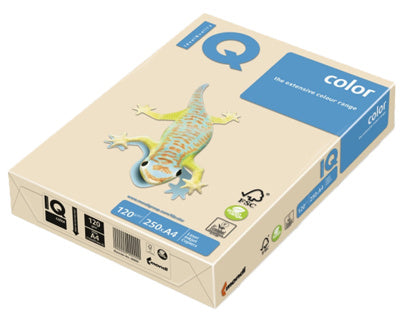 IQ Color Kopierpapier DIN A4 250 Blatt 120 g/m² creme
