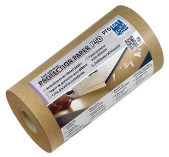 PROTECT Abdeckband P50 selbstklebend 150 mm x 50 m Kraftpapier 50 g/m² braun