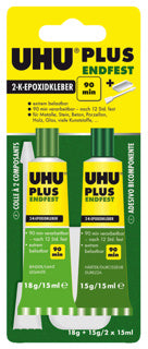 UHU 2-Komponenten-Kleber 45670 Plus endfest 33 g