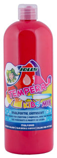 JOLLY Malfarbe 9342 Tempera Kids Mix 1 Liter karminrot