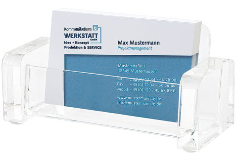 WEDO Visitenkartenhalter 604416 Acryl Cristallic glasklar