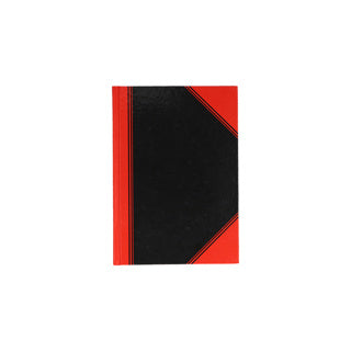 TIPTOP OFFICE Chinabuch A6 96 Blatt 60 g/m² kariert schwarz/rot