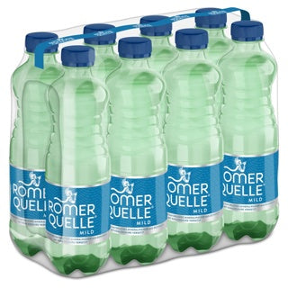RÖMERQUELLE Mineralwasser mild 8 Flaschen à 0.5 Liter Einwegpfand