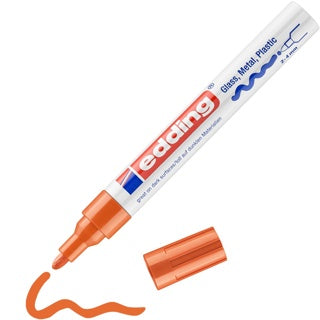 EDDING Glanzlackmarker 750 mit Rundspitze 2-4 mm orange