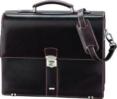 ALASSIO Aktentasche 47022 Monaco Leder dunkelbraun