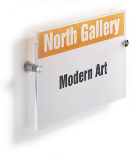 DURABLE Türschild 4826 CRYSTAL SIGN® A3 aus Acryl 297 x 420 mm transparent
