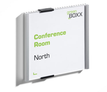 DURABLE Türschild 4802 INFO SIGN aus Acryl/Aluminium 149 x 148.5 mm silber