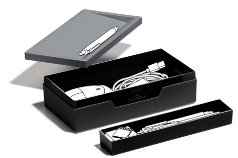 DURABLE Aufbewahrungsbox 7612 VARICOLOR® JOB CASE 5 Fächer mit Deckel 12.2 x 6.2 x 23.5 mm anthrazit