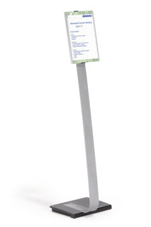 DURABLE Info-Bodenständer 4813 INFO SIGN STAND A3 45.5 x 125 x 28 cm silber