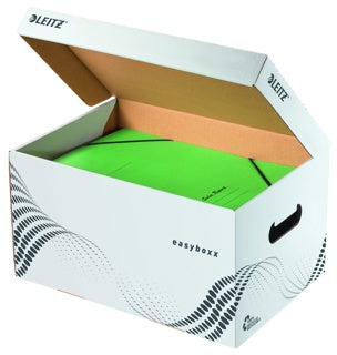 LEITZ Archiv-Container easyboxx mit Klappdeckel S weiss