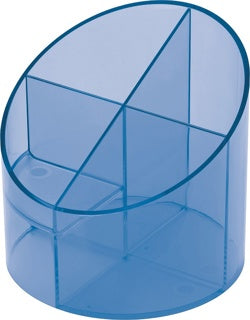HELIT Multiköcher 4 Fächer blau/transparent