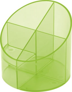 HELIT Multiköcher 4 Fächer grün/transparent