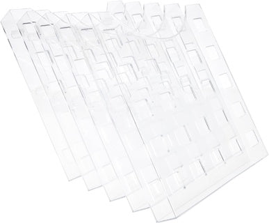 HELIT Wandprospekthalter 5 Fächer DIN A4 transparent