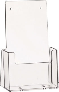 HELIT Tischprospekthalter 1 Tasche Format 1/3 A4 transparent