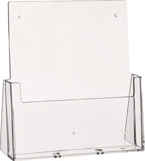 HELIT Tischprospekthalter 1 Tasche DIN A4 transparent