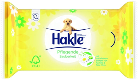 HAKLE Feuchttücher Kamille & Aloe Vera Nachfüllung 56 ST
