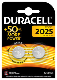 DURACELL Batterie DL 2025 Lithium 3V 2 Stück