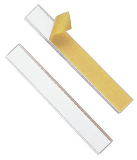 DURABLE Beschriftungsfenster 8020 LABELFIX® 10 Stück selbstklebend 2 x 20 cm transparent