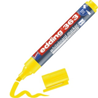 EDDING Whiteboardmarker 363 mit Keilspitze 1-5 mm gelb