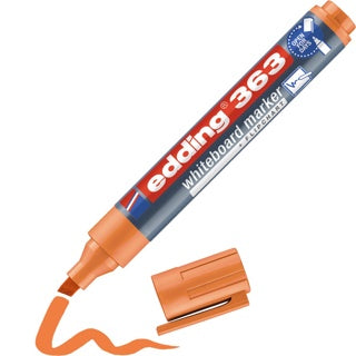 EDDING Whiteboardmarker 363 mit Keilspitze 1-5 mm orange