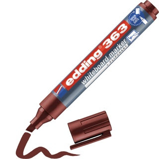 EDDING Whiteboardmarker 363 mit Keilspitze 1-5 mm braun