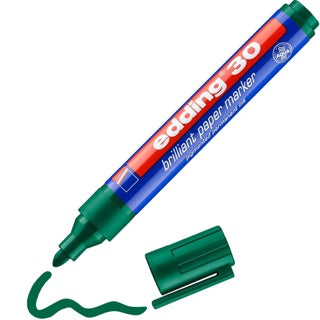 EDDING Brillant-Papiermarker 30 mit Rundspitze 1.5 - 3 mm grün