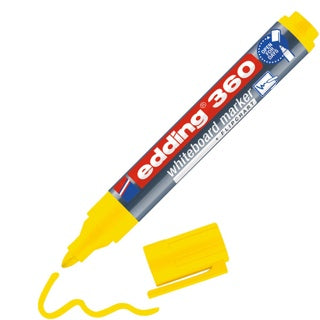 EDDING Whiteboardmarker 360 mit Rundspitze 1.5 - 3 mm gelb