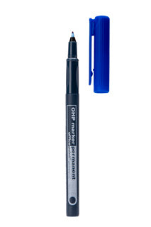 OFFICE POINT Universalmarker mit Rundspitze F permanent blau
