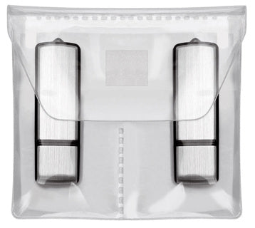 VELOFLEX USB-Hülle 2er 5 Stück transparent