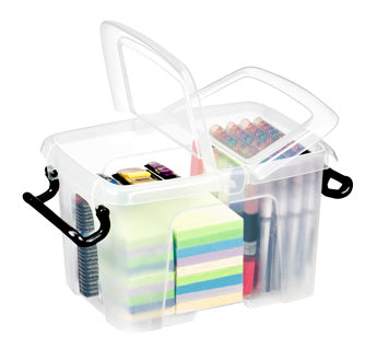 CEP Aufbewahrungsbox Smartbox 6 Liter mit Klappdeckel transparent