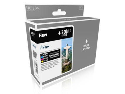ASTAR Tintenpatronen Rebuilt für HP 950XL 2300 Seiten schwarz und HP 951XL à 1500 Seiten color