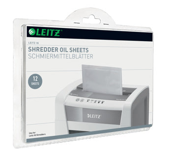 LEITZ Ölblätter IQ 8007 für IQ Aktenvernichter 12 Stück