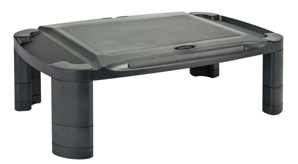 DESQ Monitorständer 1480 mit Ablage bis 15 kg 550 x 350 x 175 mm schwarz