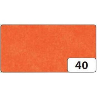 FOLIA Seidenpapier 91040 5 Bögen 50 x 70 cm orange