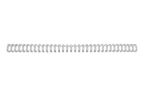 GBC Drahtbinderücken WireBind 100 Stück DIN A4 3:1-Teilung 12.5 mm silber