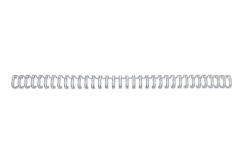 GBC Drahtbinderücken WireBind 100 Stück DIN A4 3:1-Teilung 14 mm silber