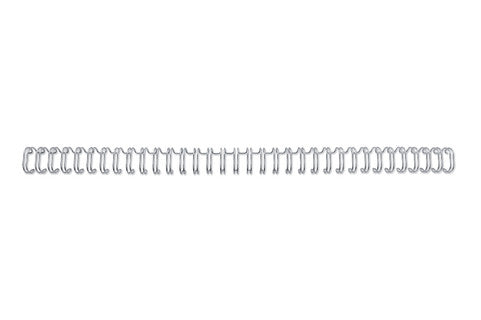 GBC Drahtbinderücken WireBind 100 Stück DIN A4 3:1-Teilung 6mm silber