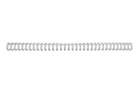 GBC Drahtbinderücken WireBind 100 Stück DIN A4 3:1-Teilung 8mm silber
