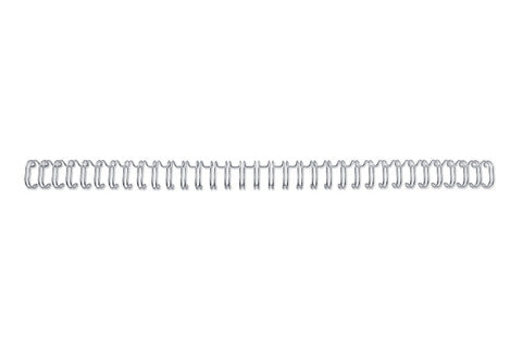 GBC Drahtbinderücken WireBind 100 Stück DIN A4 3:1-Teilung 9.5mm silber