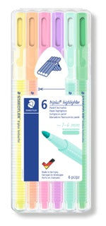 STAEDTLER Textmarker triplus® textsurfer® 362 6 Stück 1-4 mm farbig sortiert